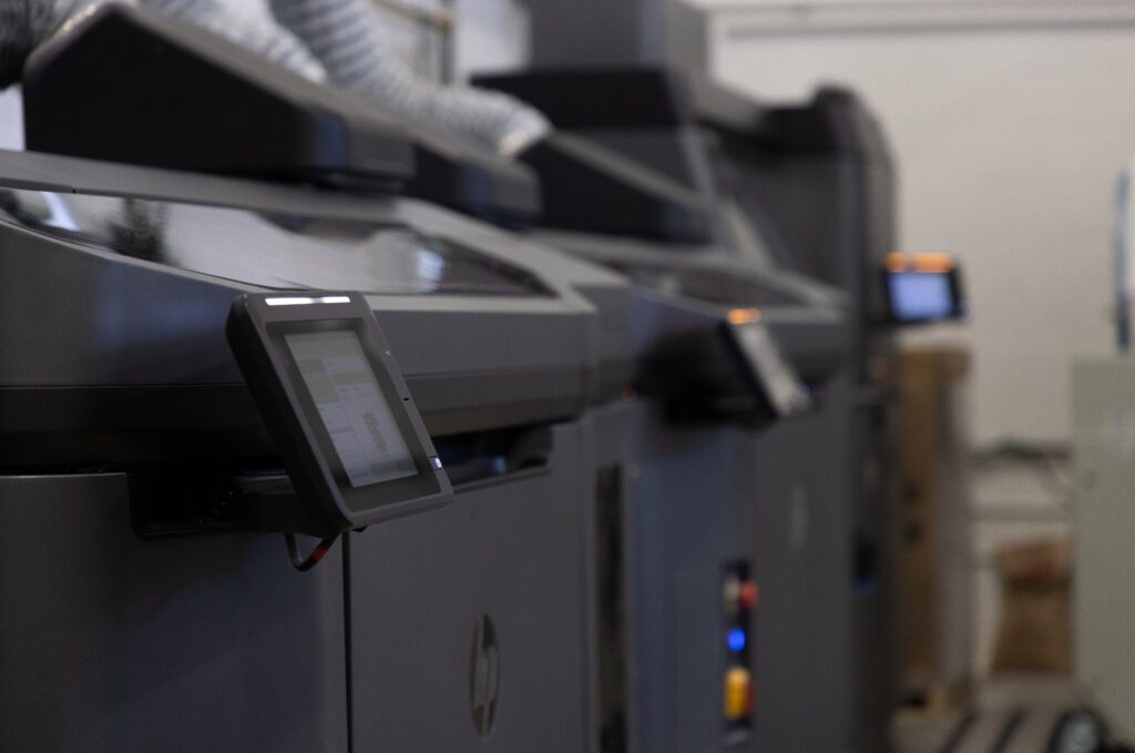Image shows HP MJF 3D Printer from Proto3000 facility