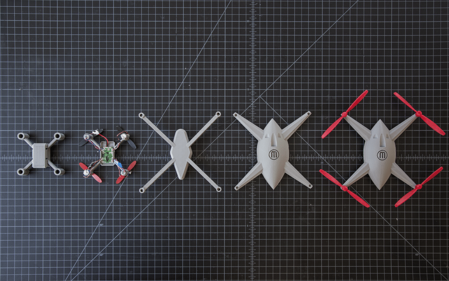 MakerBot Drones Multiple 3D Print Easy Prototyping