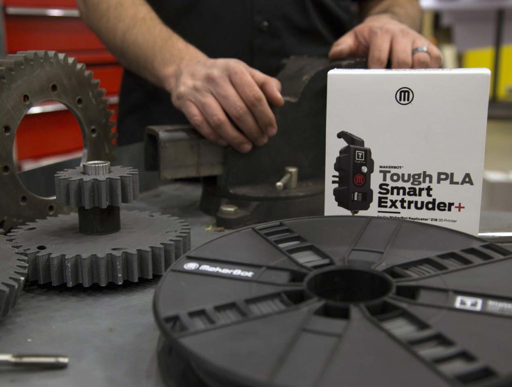 MakerBot Desktop 3D Printers Local Motors Case Study Tough PLA Filament