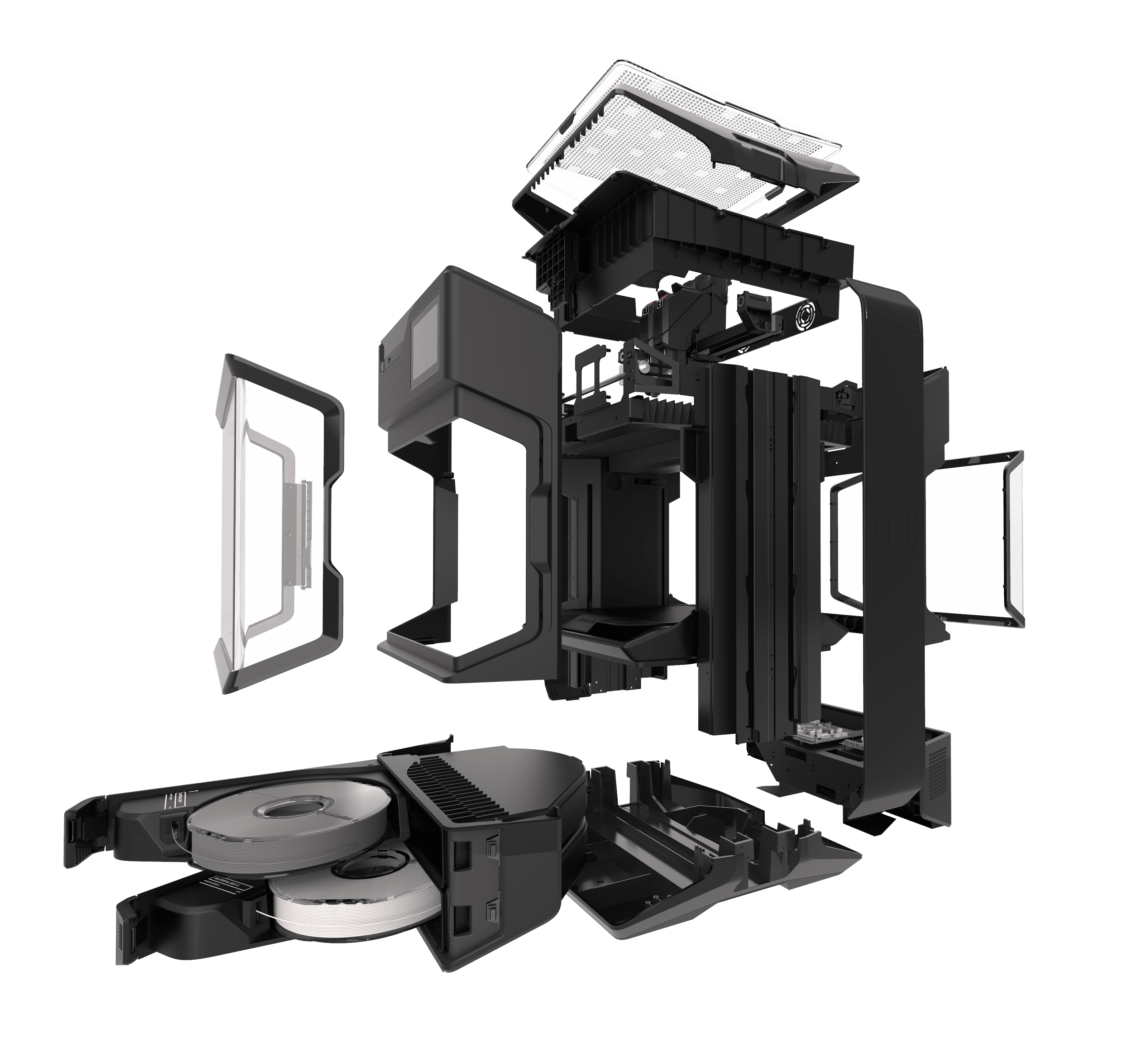 MakerBot Method 3D Printer Exploded view Build Tough
