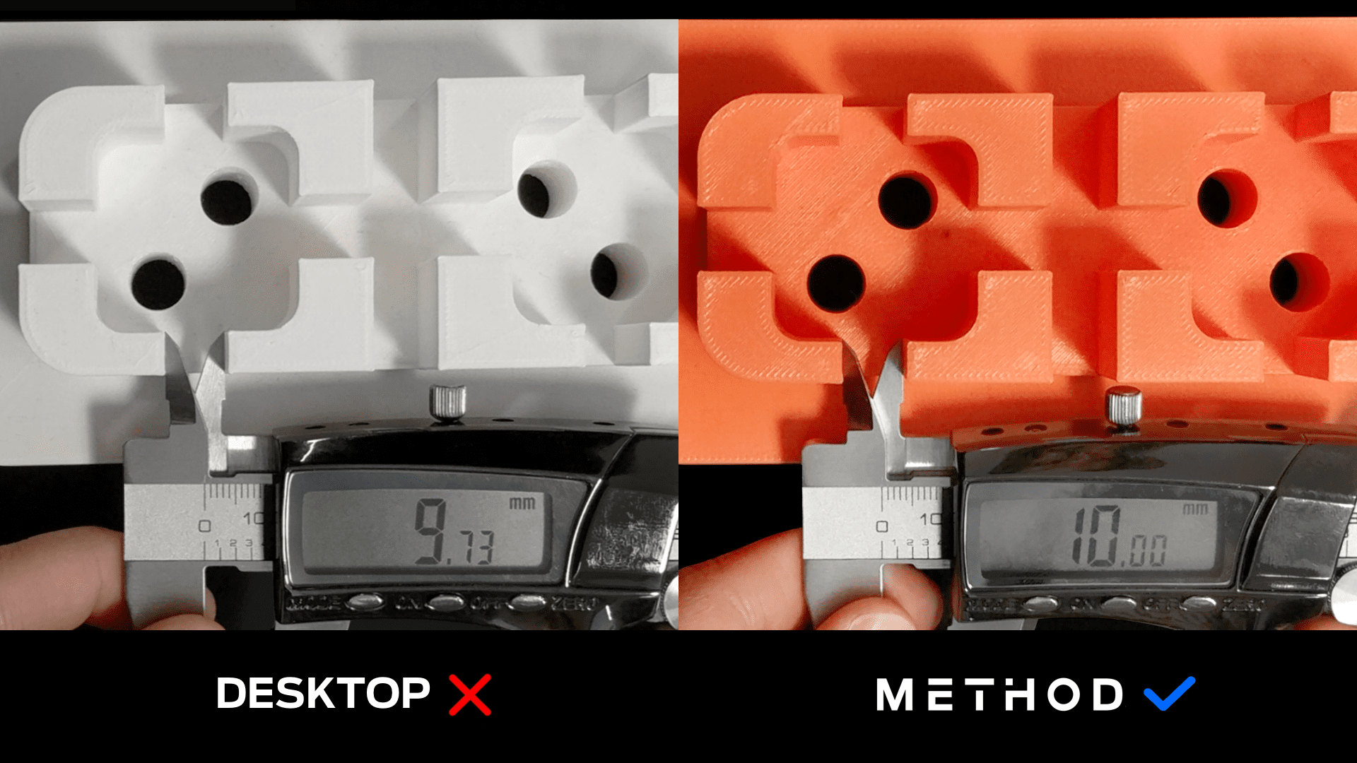 desktop 3D printer comparison dimensional accuracy