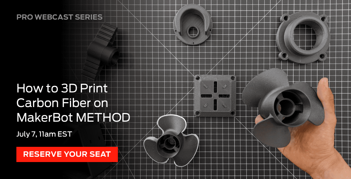 How to 3D Print Carbon Fiber on MakerBot METHOD 3D printer thumbnail