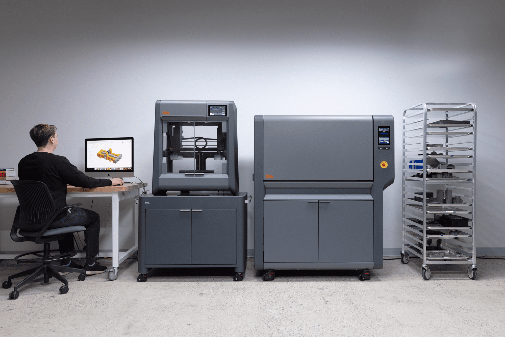 Desktop Metal Studio System 2 Metal 3D printer for the office header