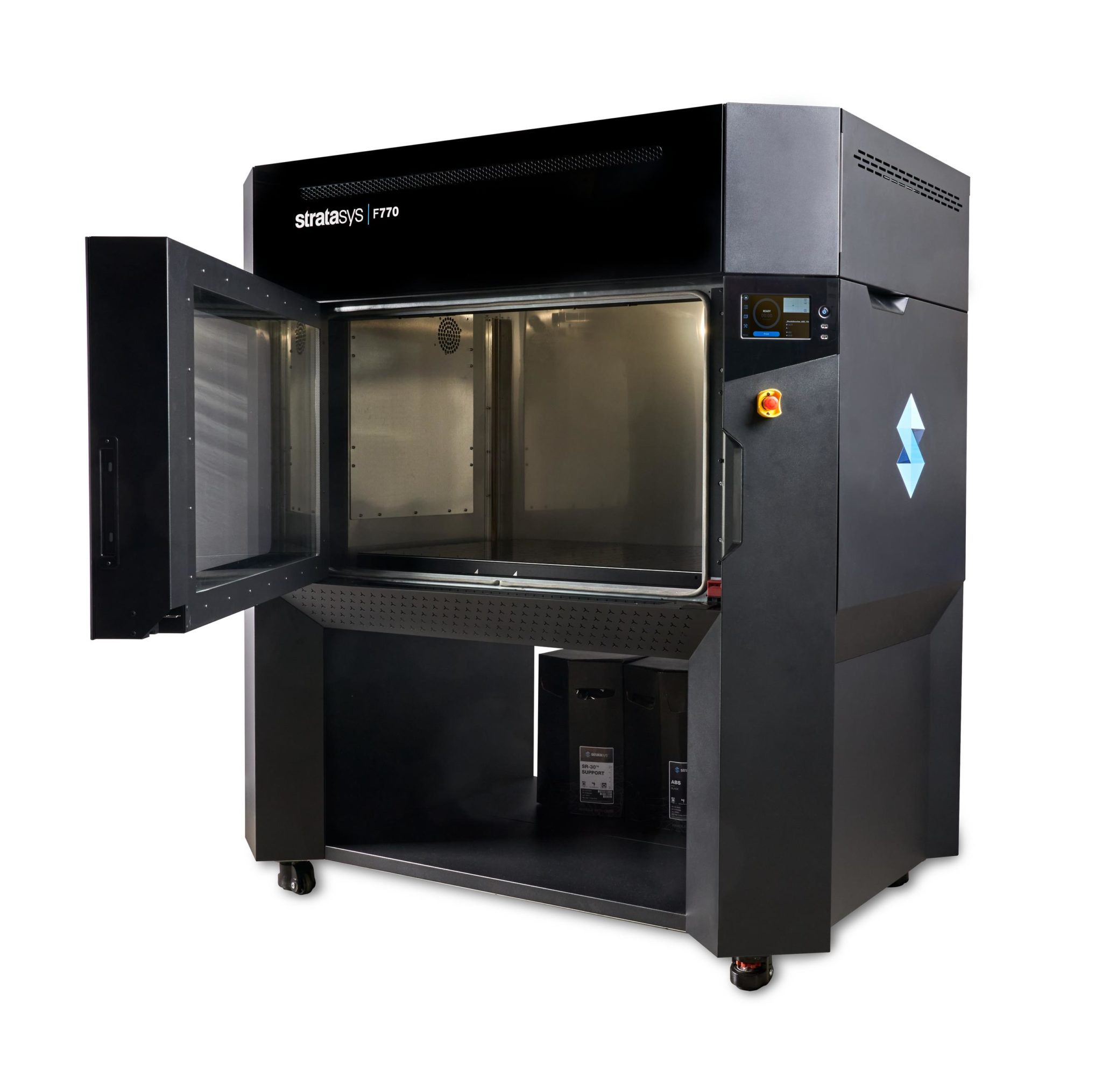 Stratasys F770 Large Format 3D Printer - F770 Printer Front Open 1 ScaleD