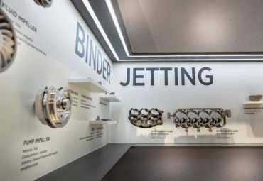 Binder jetting materials showcased exone