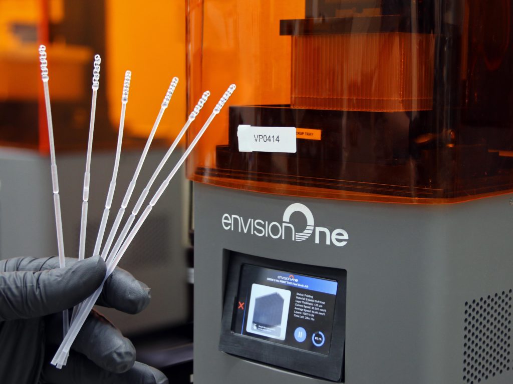 EnvisionOne_3D printed swabs