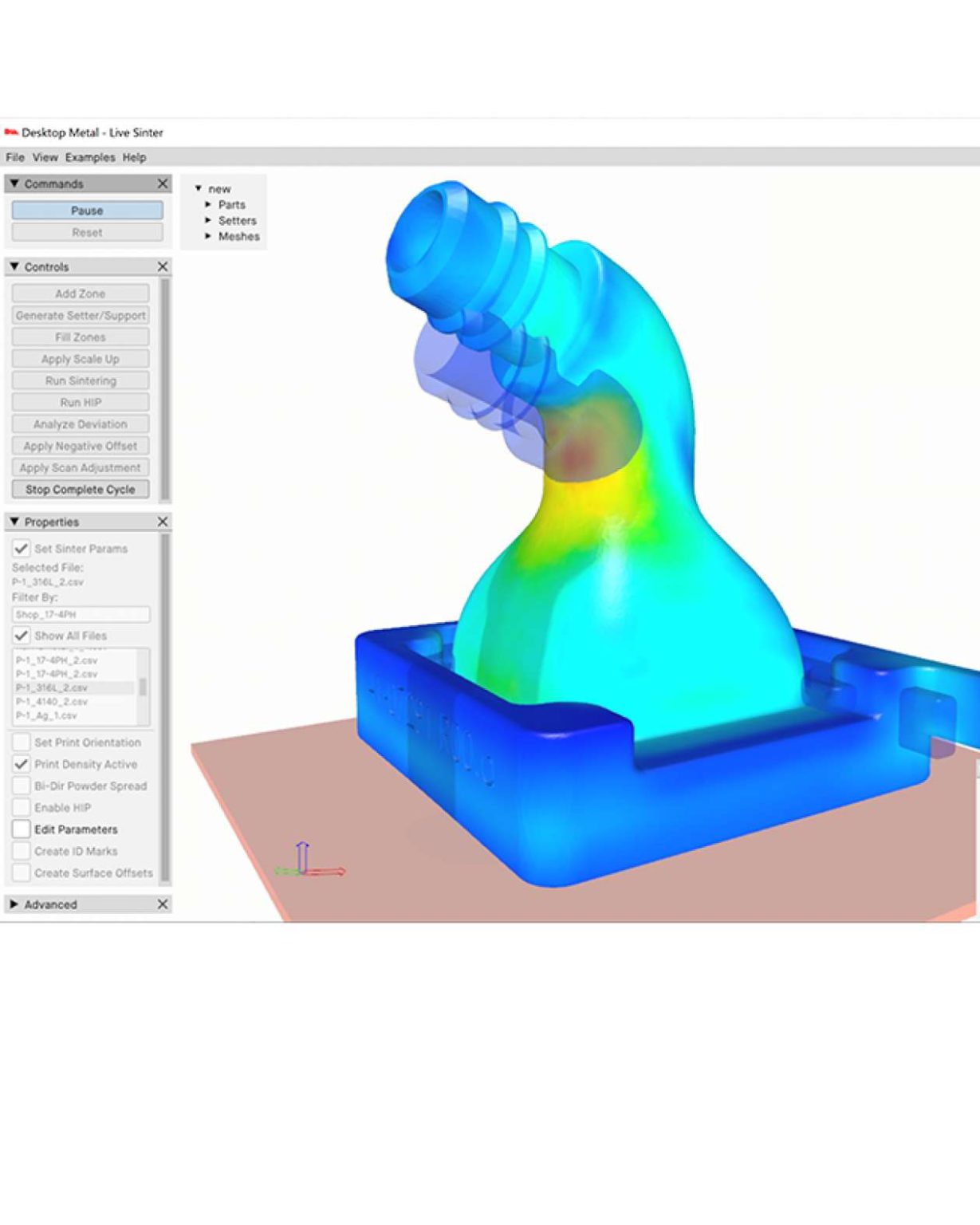 Live Sinter™ Sintering Simulation Software for Metal Binder Jetting