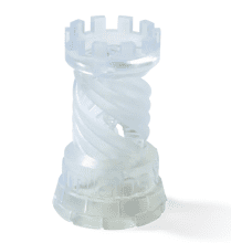 Formlabs_Clear-resin_chess_rook