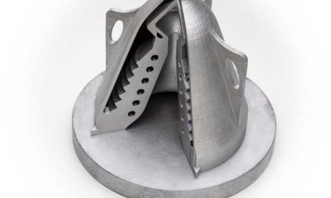 metal 3d printed part with 2oneLab open-material system