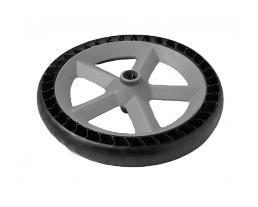 Image shows 3D printed wheel with PU RIgid 650 from Formlabs using SLA technology