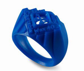 Image shows ring castable wax prototype