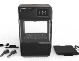Image shows makerbot method x FDM 3D printer