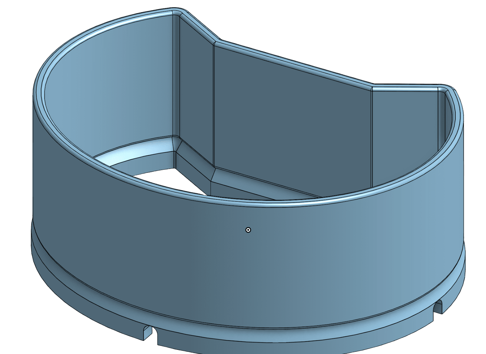 Watch band CAD design to be 3D printed with Formlabs Silicone 40A