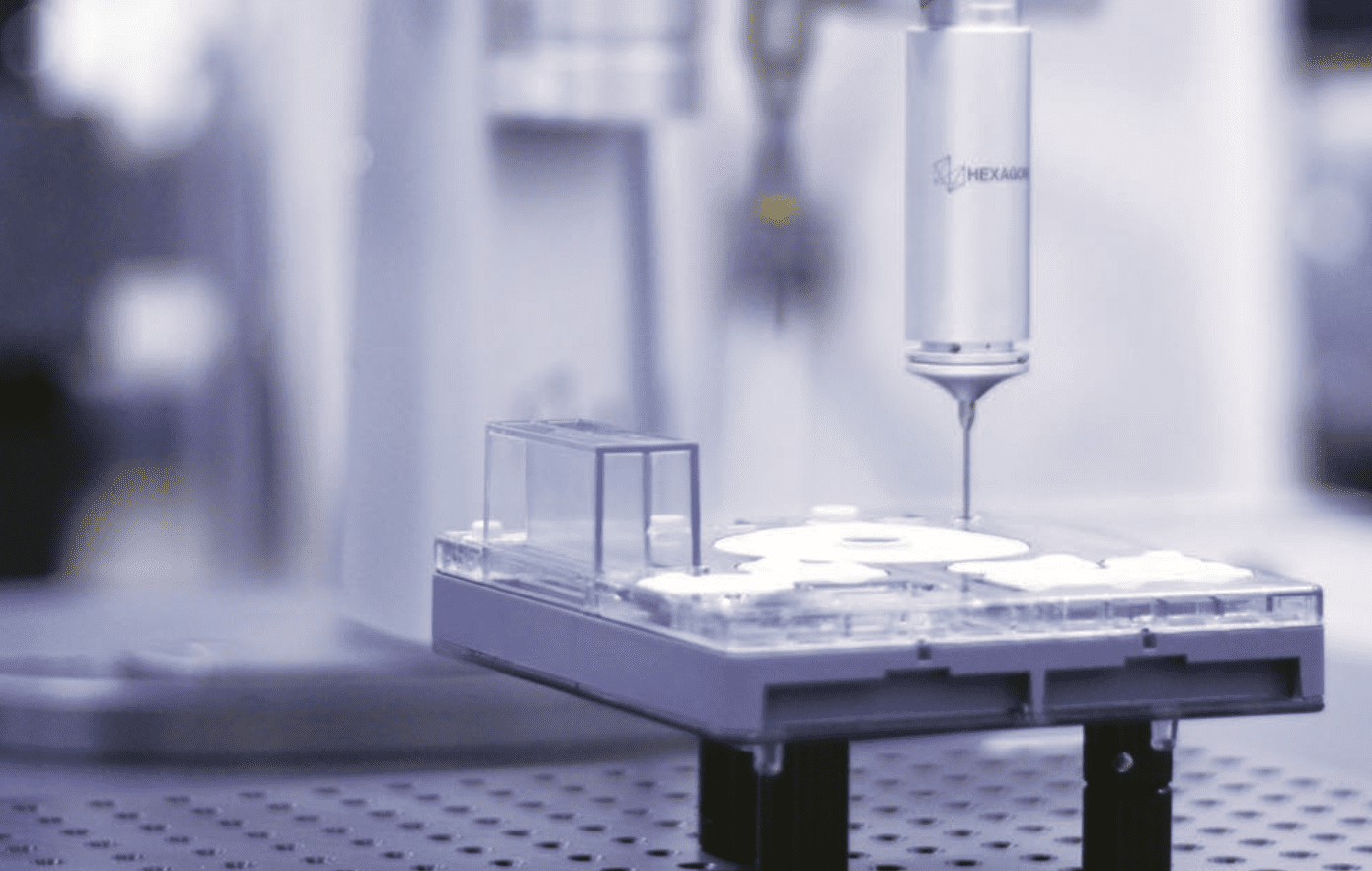 Image showing a tray with blood vacutainers